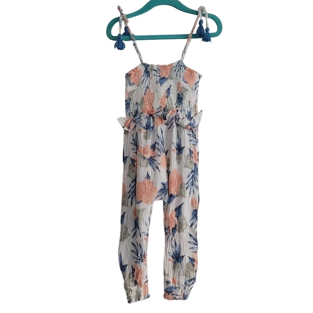 Jessica Simpson 2T Floral Sleeveless Jumpsuit Summer Romper